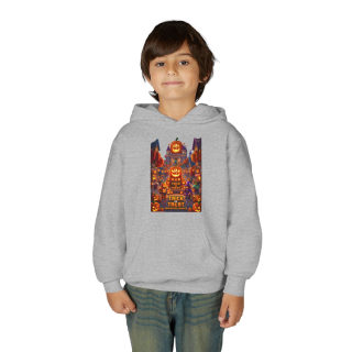 Spooky Pumpkin Patch Trick or Treat Kids Hoodie 20