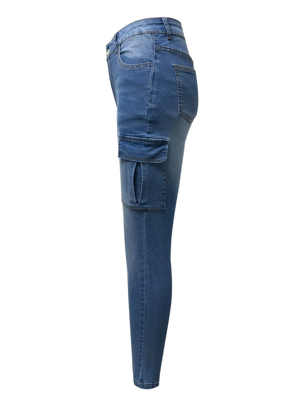 Skinny Jeans with Pockets, Alternate Style 4
