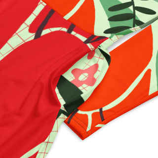 All-Over Print Long Sleeve Midi Dress 5