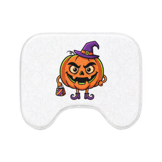 Witch Pumpkin Halloween Bath Mat 2