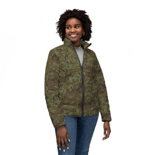 Green Digital Camo Puffer Jacket 3