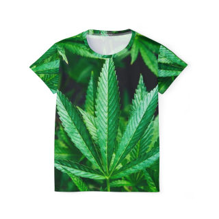 Cannabis Leaf All-Over Print Jersey