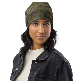 All-Over Print Beanie Green Digital Camo 12