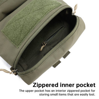 Tactical gear — tactical back panel, double general purpose pouch for FCPC V5 3