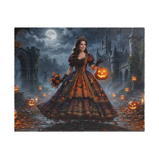 Gothic Pumpkin Lady puzzle 520-piece | Halloween jigsaw puzzle 5