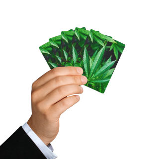 Marijuana Leaf Poker Playing Cards | Cannabis Design Playing Cards