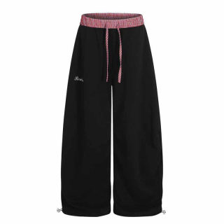 Embroidered Star Plaid Patchwork Wide Leg Pants | Unisex Trendy 5