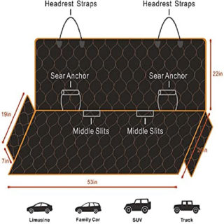 Breathable Pet Car Seat Cover 5
