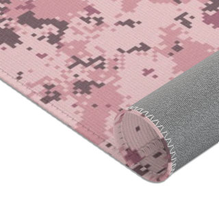 Pink Digital Camo Area Rug 13