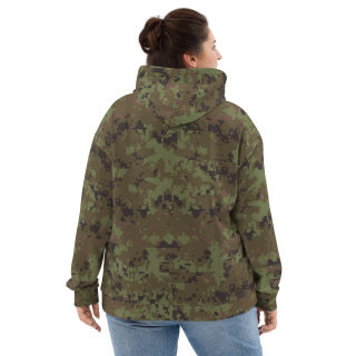Unisex Hoodie, digital green camo 5