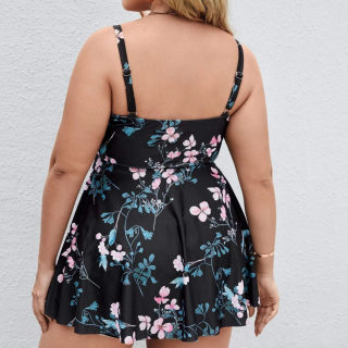 Plus Size Floral bikini set 4