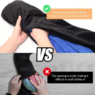 Travel Pillow — Fillable with Clothes, Soft Plush U-Shaped Neck Pillow 5