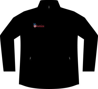 USA Flag Peace Hand Puffer Jacket | American Flag Embroidered