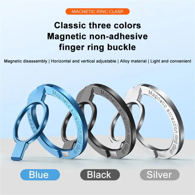 Magnetic Ring Phone Holder | Finger Grip Kickstand for iPhone 12-14 Max