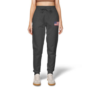 American flag embroidered sweatpants 38