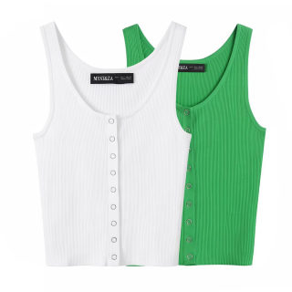 Hot Girl Ribbed Knit Sleeveless Top