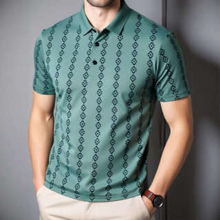 Trendy Casual Seamless Polo Shirt for Young Adults 4