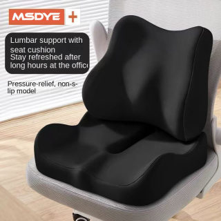Office Chair Lumbar Support Pillow | Memory Foam Backrest 5