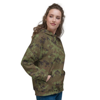 Unisex Hoodie, digital green camo 13