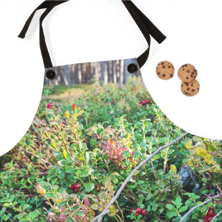 Wild berry meadow apron 2