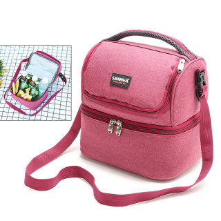 7L Insulated Picnic Bag | Waterproof Thickened Oxford Cloth Cooler Bag 5