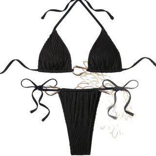 Solid Color bikini set (tie-up) 5