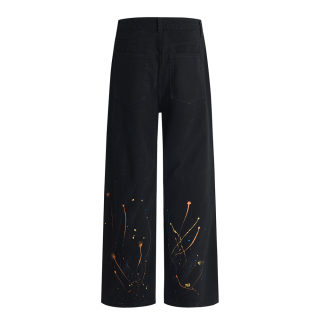 Spray Painted Splash Ink Jeans | Street Fashion Straight Fit 2