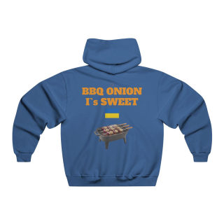BBQ Onion Skewer Hooded Sweatshirt | Grilling Kyiv Ukraine Flag 12