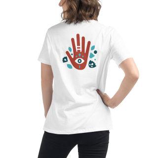 Women's Relaxed T-Shirt «USA» 2