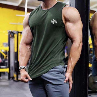 Men's Dry-Fit Sleeveless Athletic T-Shirt | Slim Fit Running 6