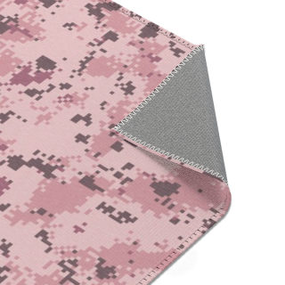 Pink Digital Camo Area Rug 7