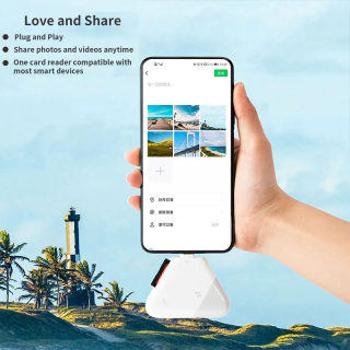 Memory card reader — 3-in-1 memory card reader with triangular magnetic cap 4