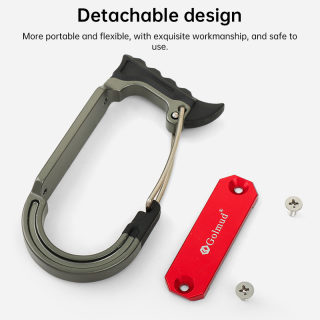 Arborist Climbing Harness | Quickdraw Carabiners for Rock Climbing & Rescue 3