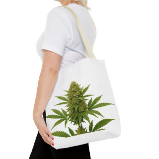 Cannabis Bud Illustration Tote | Botanical Cannabis Plant Tote 56