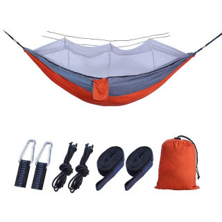 Anti-Mosquito Camping Hammock | 210T Nylon Outdoor Bed with Net