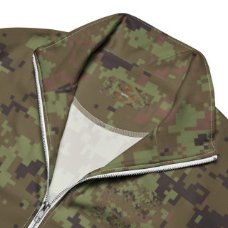 Unisex Track jacket,  digital green camo 16