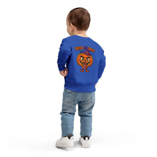 Jack-o'-Lantern Witch Pumpkin Toddler Sweatshirt 37