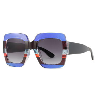 Retro-Style Square Large-Frame Fashion Sunglasses