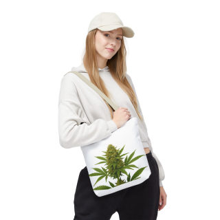 Cannabis Bud Illustration Tote | Botanical Cannabis Plant Tote 70