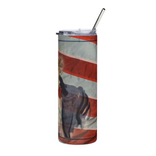 Uncle Sam Pointing Tumbler | 20oz Stainless Steel Patriotic Travel Cup 4