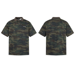 Street Style Camouflage Short Sleeve Shirt | Versatile Casual 4