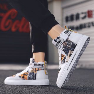 Men's Black High-Top Sneakers | Trendy Sports Shoes for Teens 3