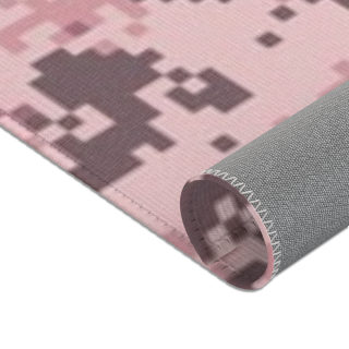 Pink Digital Camo Area Rug 18