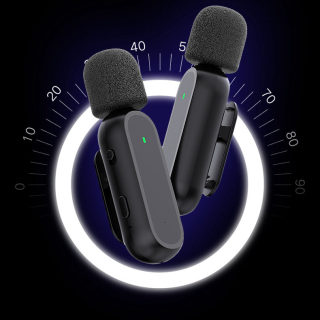 K61 Wireless Lavalier Microphone | Charging Case, Noise Reduction 5