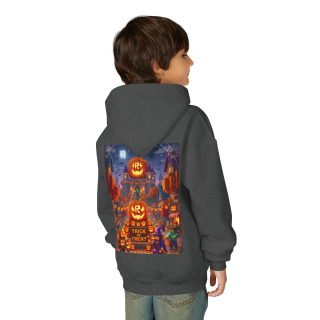 Spooky Pumpkin Patch Trick or Treat Kids Hoodie 74
