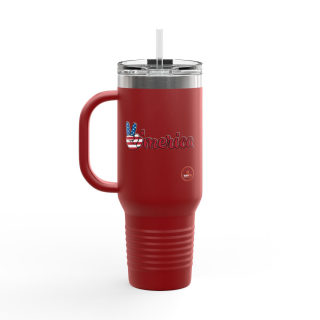 'Merica Peace Hand travel mug, 40oz insulated tumbler 27