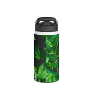 Marijuana Cannabis Leaf Water Bottle | Stainless Steel Bottle 2