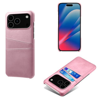 Leather dual-card phone case — fits iPhone 17 Pro Max 4