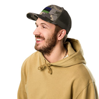 Camouflage Trucker Hat "EST Camo Flag" 11