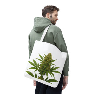 Cannabis Bud Illustration Tote | Botanical Cannabis Plant Tote 84